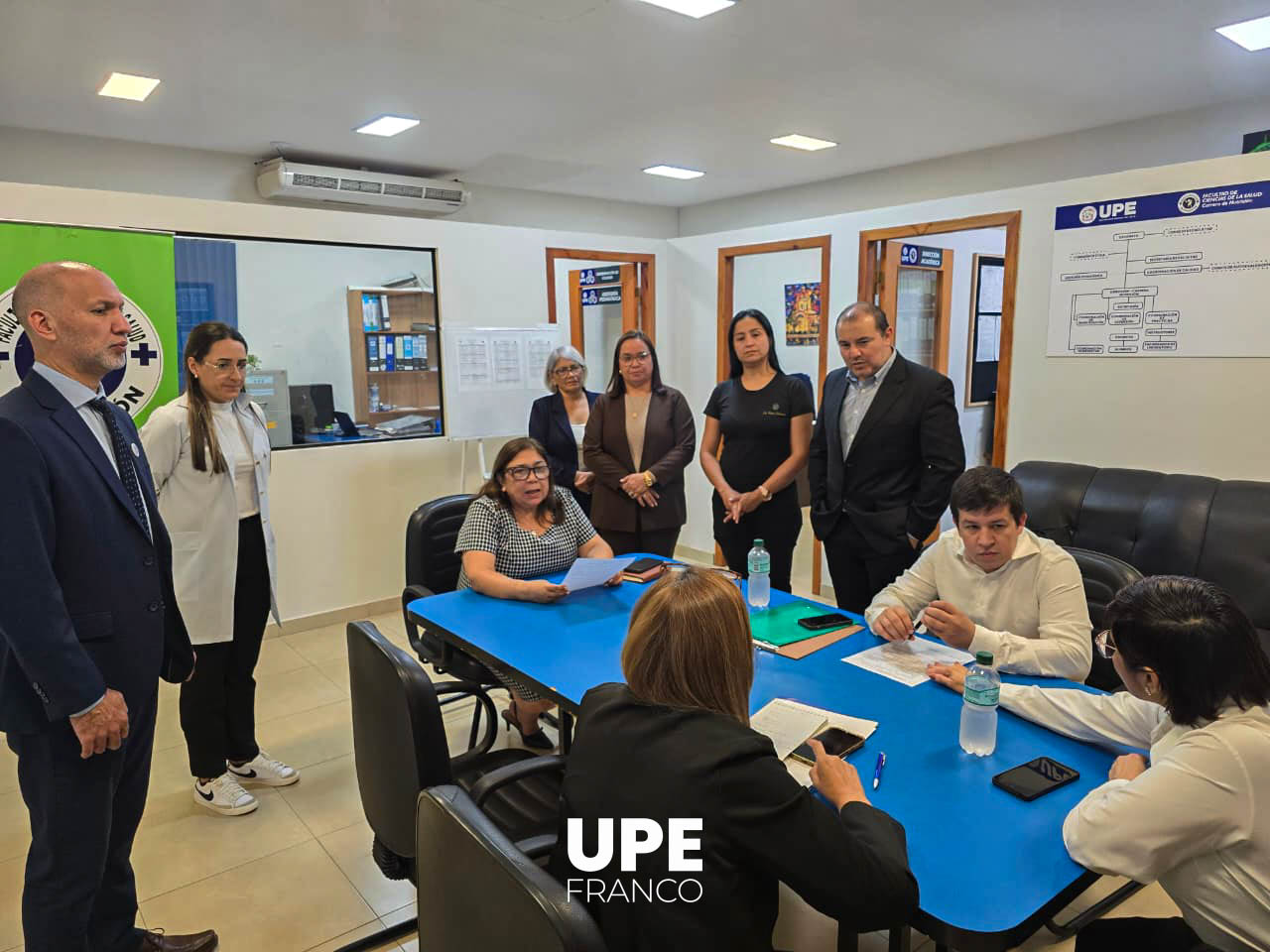 CONES realiza evaluación de infraestructura en la UPE FRANCO: Facultad de Ciencias de la Salud